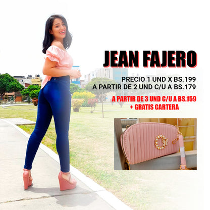 Pantalones Jeans fajeros